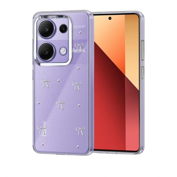 Xiaomi Redmi Note 13 Pro 4g Fiyonk Desenli Kapak - Desen 1