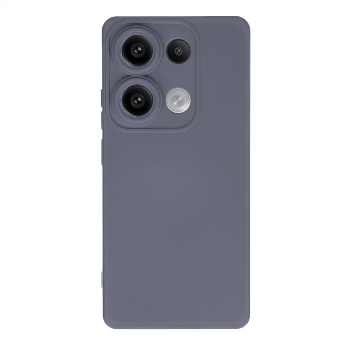 Xiaomi Redmi Note 13 Pro 4g Kılıf Nano İçi Kadife Silikon - Gri