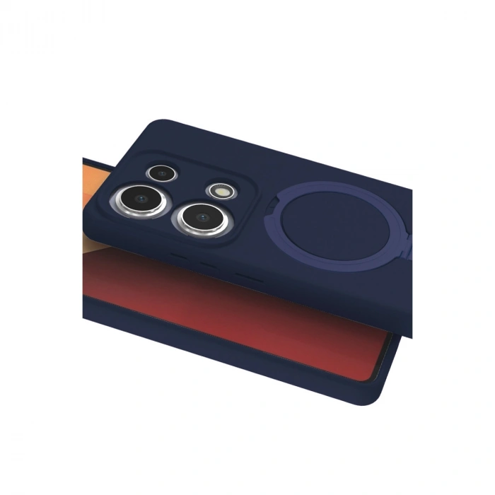Xiaomi Redmi Note 13 Pro 4g Regal Magsafe Standlı Kapak - Lacivert