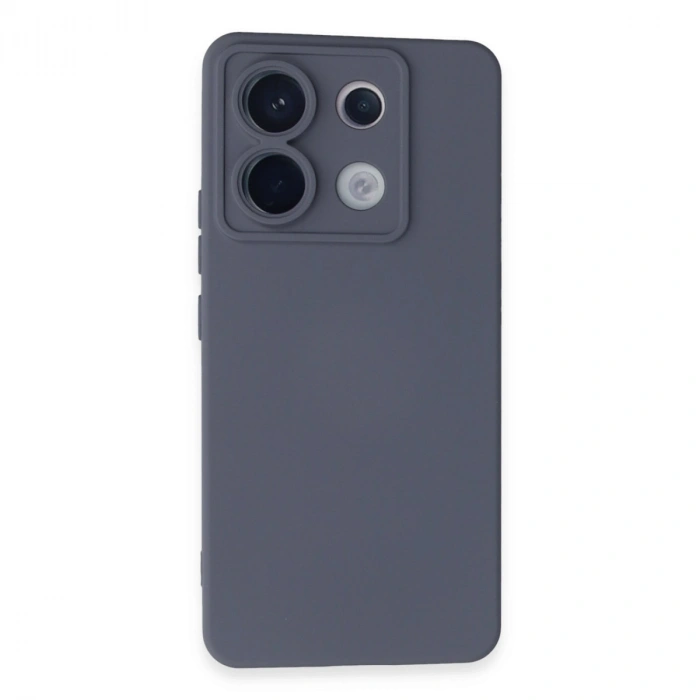 Xiaomi Redmi Note 13 Pro 5g Kılıf Nano İçi Kadife Silikon - Gri