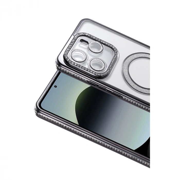 Xiaomi Redmi Note 14 4g Joke Simli Magneticsafe Kılıf - Siyah