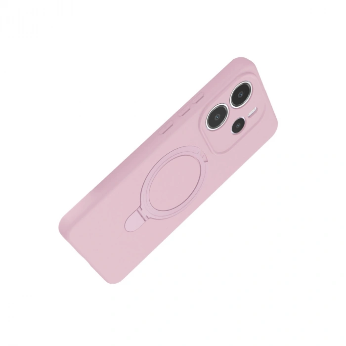 Xiaomi Redmi Note 14 4g Regal Magsafe Standlı Kapak - Açık Pembe