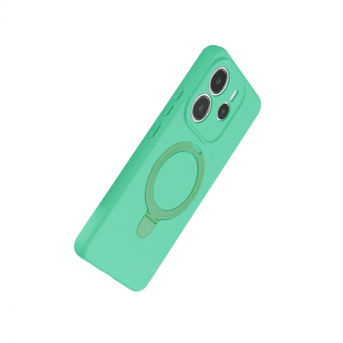 Xiaomi Redmi Note 14 4g Regal Magsafe Standlı Kapak - Yeşil