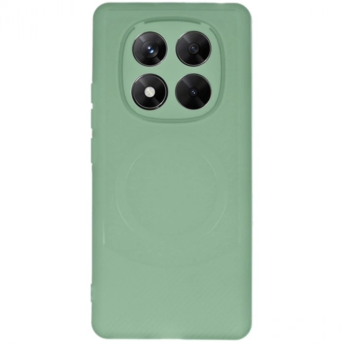 Xiaomi Redmi Note 14 Pro 4g Kılıf Maya Karbon Kapak - Su Yeşili