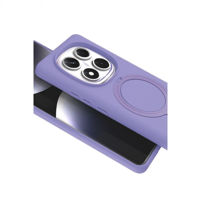 Xiaomi Redmi Note 14 Pro 4g Regal Magsafe Standlı Kapak - Lila