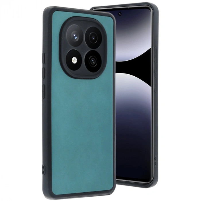 Xiaomi Redmi Note 14 Pro 5g Kılıf Aras Deri Kapak - Açık Yeşil