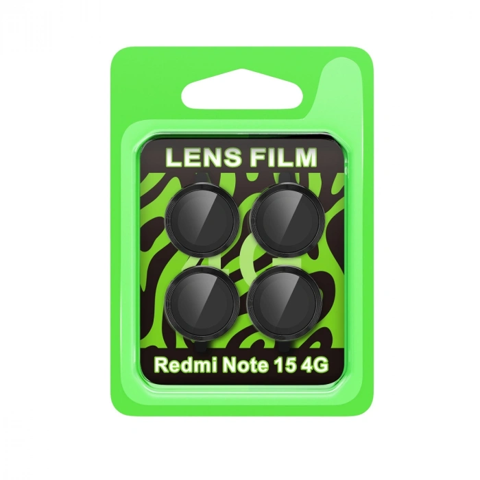 Xiaomi Redmi Note 15 4g Raze Metal Kamera Lens - Siyah
