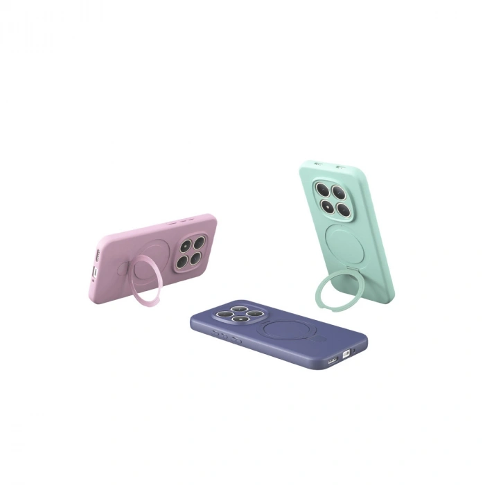 Xiaomi Redmi Note 15 Pro 4g Regal Magsafe Standlı Kapak - Lila