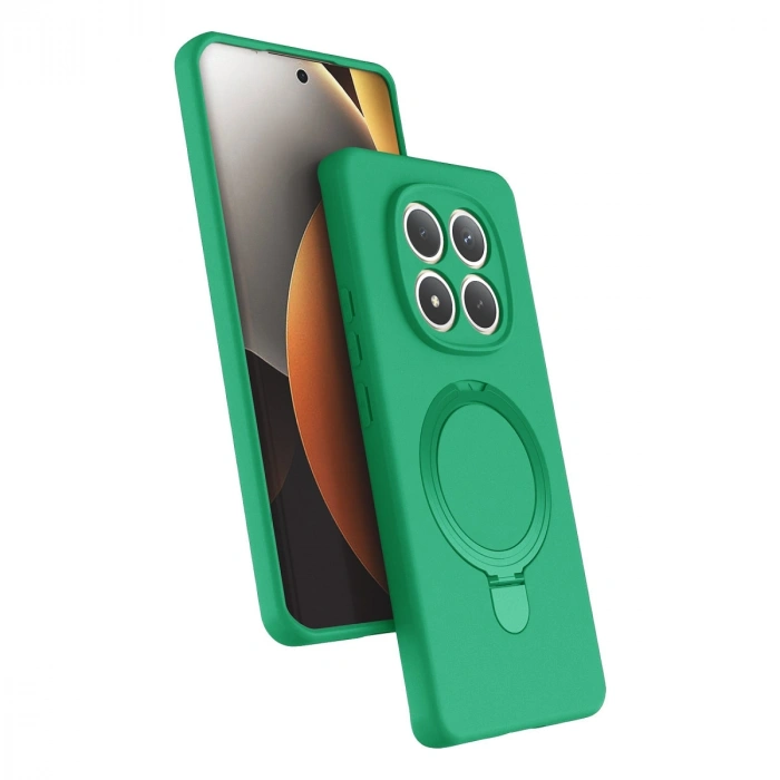 Xiaomi Redmi Note 15 Pro 4g Regal Magsafe Standlı Kapak - Yeşil