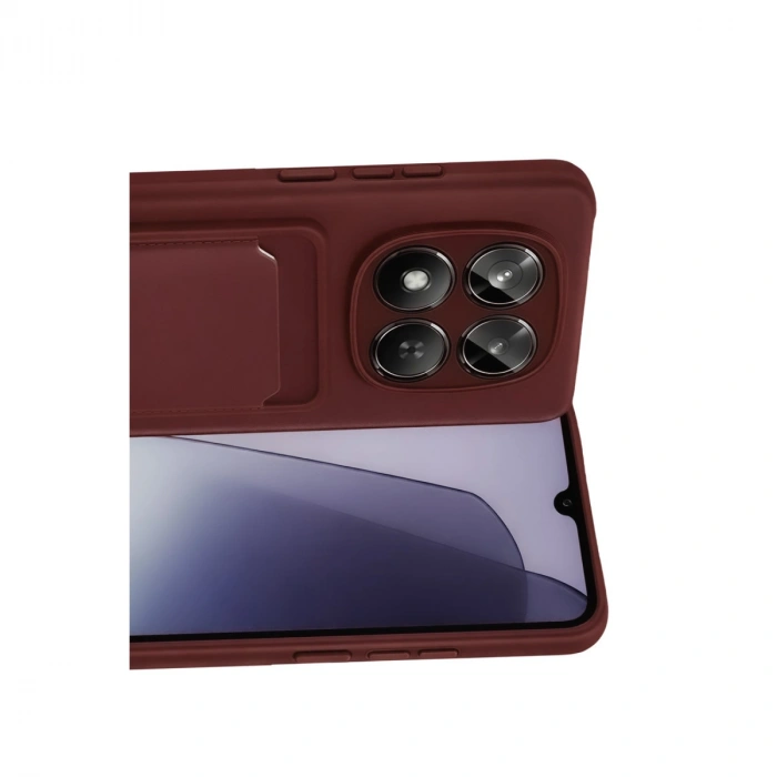 Xiaomi Redmi Note 15 Pro 5g Kelvin Kartvizitli Silikon - Bordo