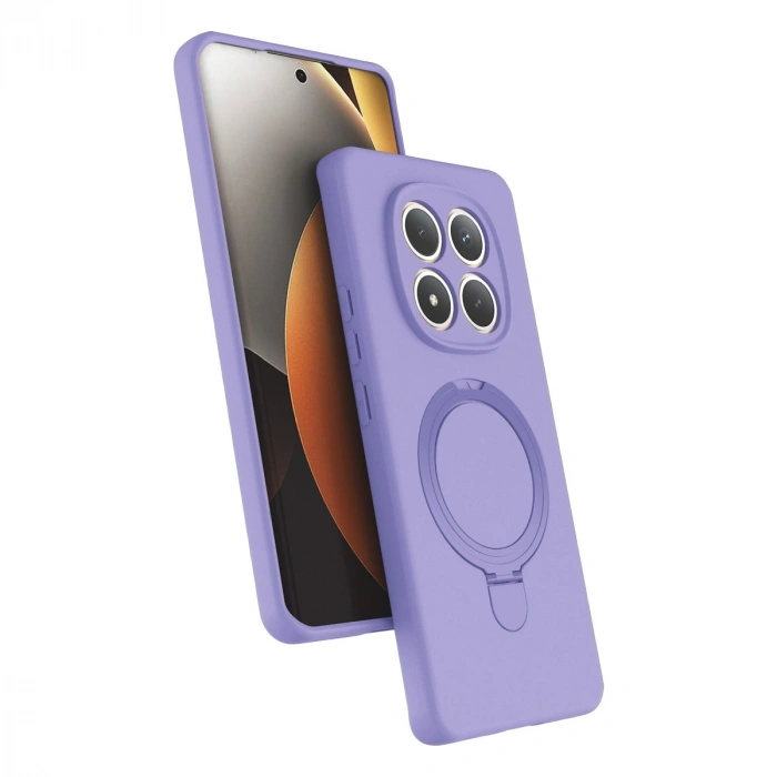 Xiaomi Redmi Note 15 Pro 5g Regal Magsafe Standlı Kapak - Lila