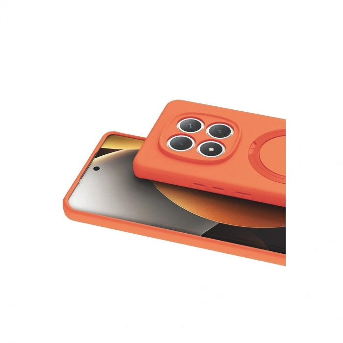 Xiaomi Redmi Note 15 Pro 5g Regal Magsafe Standlı Kapak - Turuncu