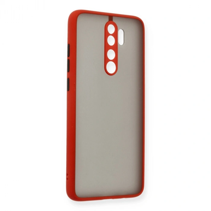 Xiaomi Redmi Note 8 Pro Kılıf Montreal Silikon Kapak - Kırmızı