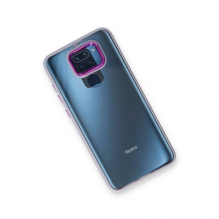 Xiaomi Redmi Note 9 Kılıf Dora Kapak - Lila