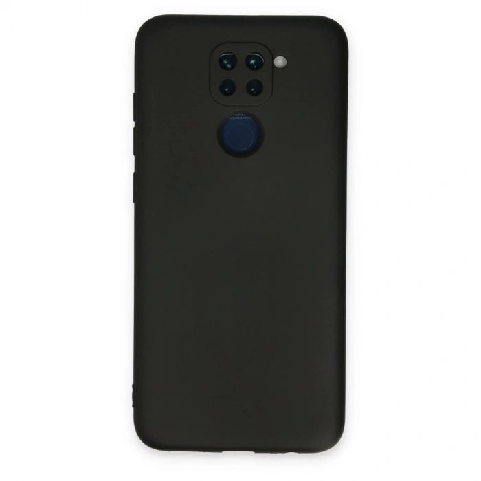 Xiaomi Redmi Note 9 Kılıf Nano İçi Kadife Silikon - Siyah