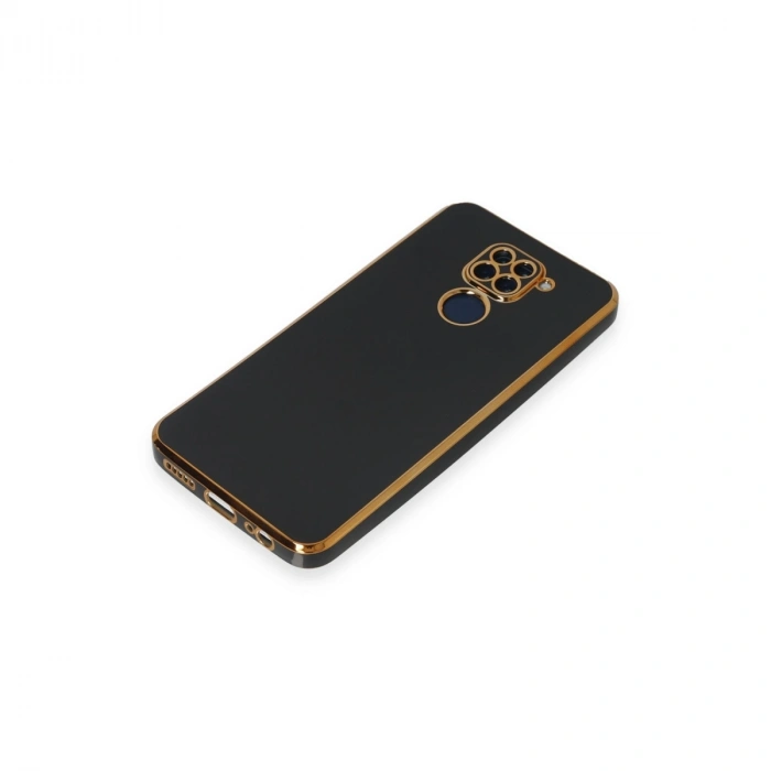 Xiaomi Redmi Note 9 Kılıf Volet Silikon - Siyah
