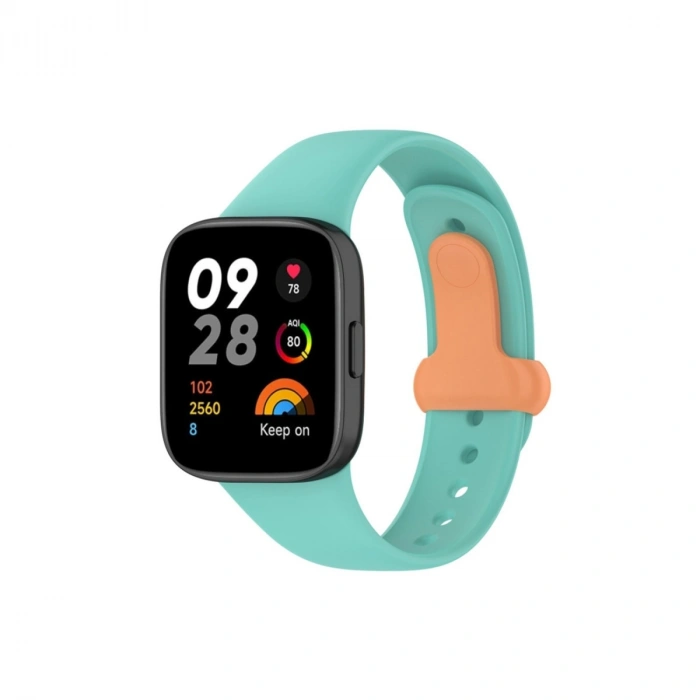 Xiaomi Redmi Watch 3 Origin Silikon Kordon (SAAT DEĞİLDİR) - Turkuaz