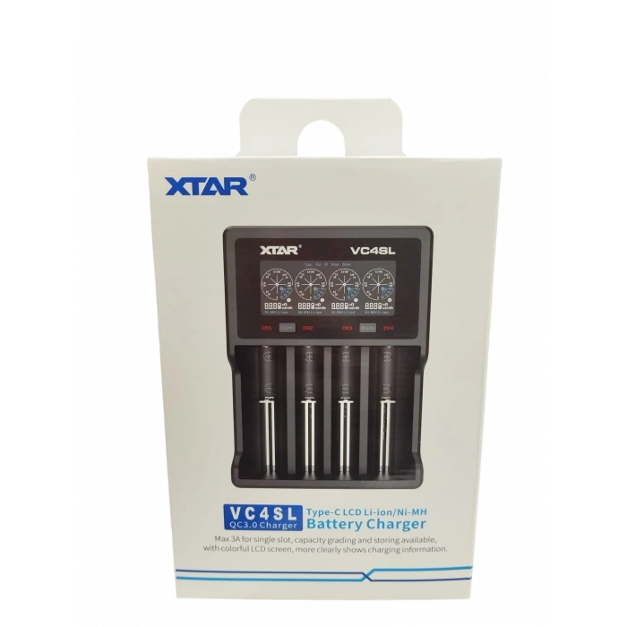 Xtar Vc4sl Dörtlü Li-ion / Nı-cd / Nı-mh Pil Şarj Cihazı