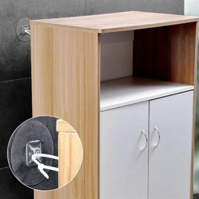 Yapışkanlı Eşya Sabitleyici Aparat 1 Çift