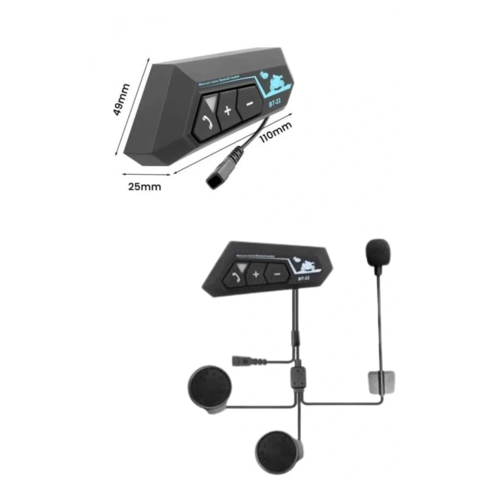 Yeni Nesil Dinleme Ve Konuşma Özellikli Intercom Kask Kulaklığı 5.0 Bluetooth