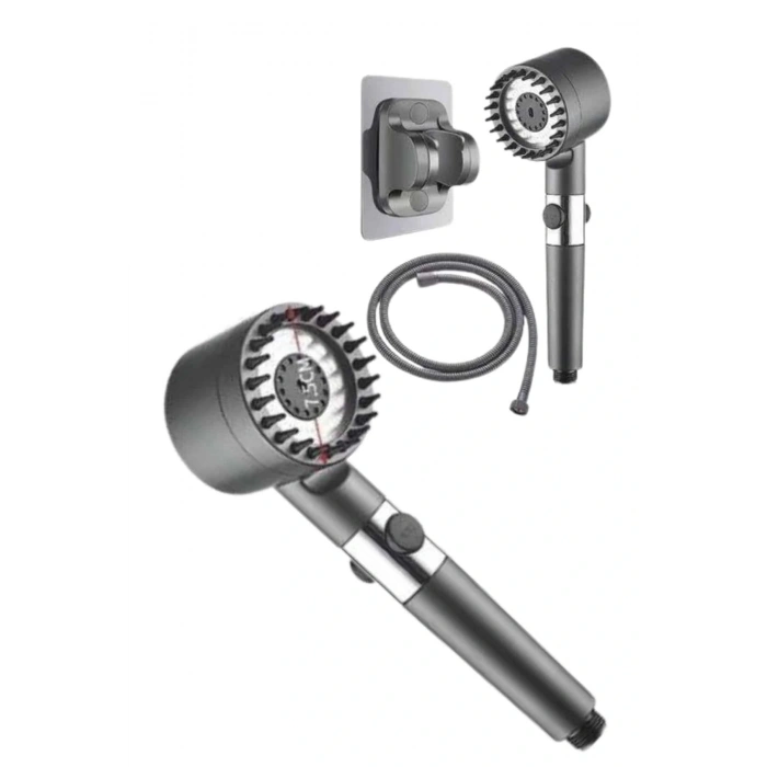 Yeni Nesil Duş Başlığı Paslanmaz Çelik Masaj Etkili Ergonomik Tasarım Su Basınçlı