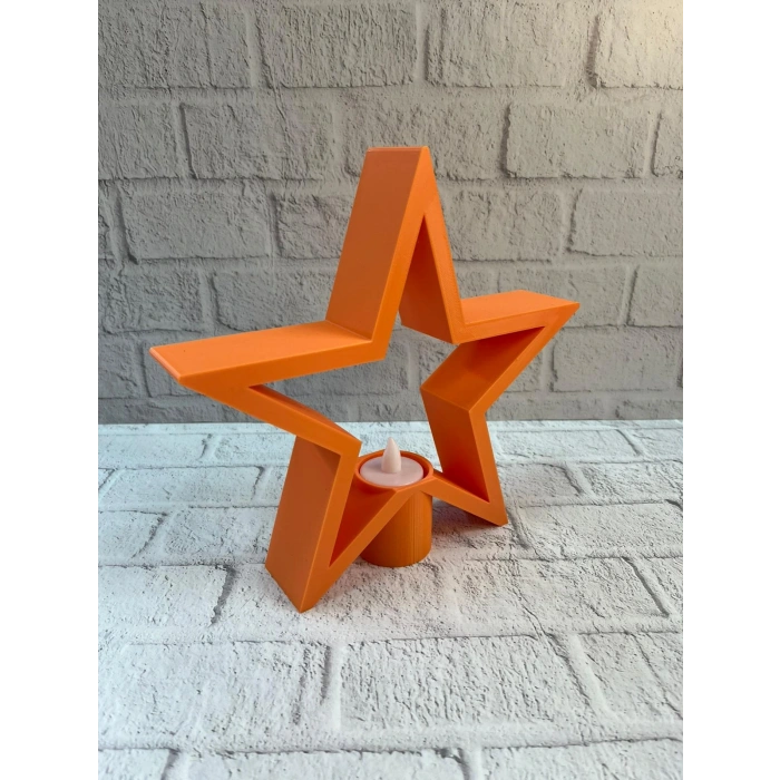 Yıldız Mumluk Turuncu