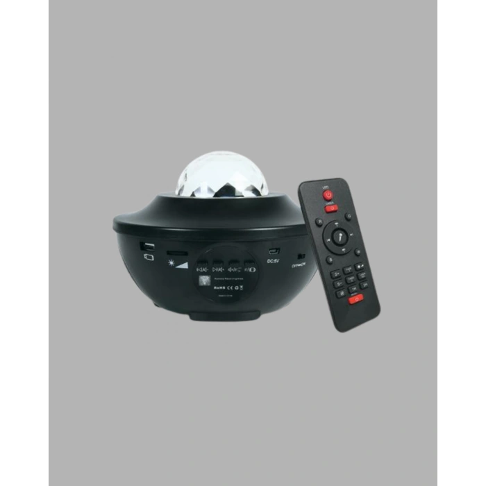 Yıldızlı Projektör Galaxy Efektli Ayarlanabilir Renkli Atmosfer Lambası