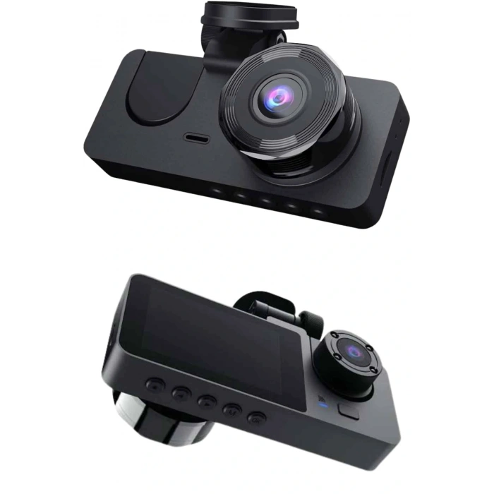 Yol Kayıt Araç Kamerası Hd Dvr 3 Kameralı 2.0in Ekranlı Ön İç Arka