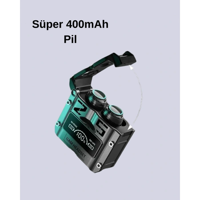 Yüksek Ses Kaliteli Kablosuz Bluetooth Kulaklık Suya Dayanıklı