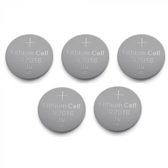 Yuma CR2016 Süper Lityum 3V 5’li Kart Düğme Pil