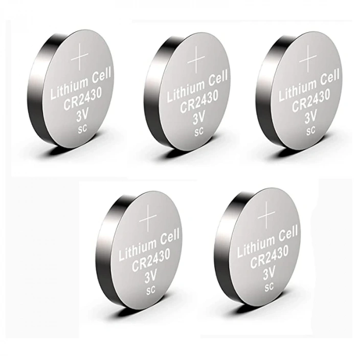 Yuma CR2430 Süper Lityum 3V 5’li Kart Düğme Pil
