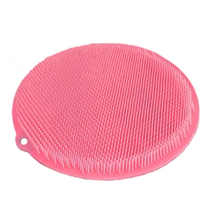 Yuvarlak Vantuzlu Banyo Sırt Kese Matı 26 cm (5324)