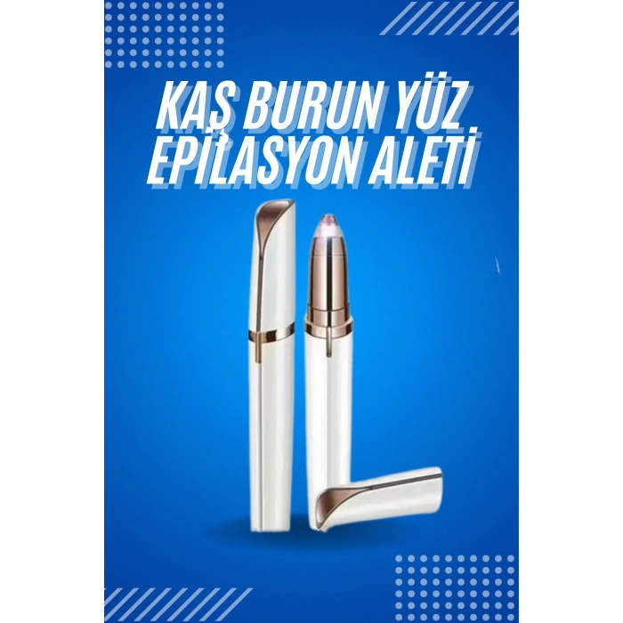 Yüz Epilatör Kıl Kaş Bıyık Tüy Alma Aleti Kaş Bıyık Alma Epilatörü