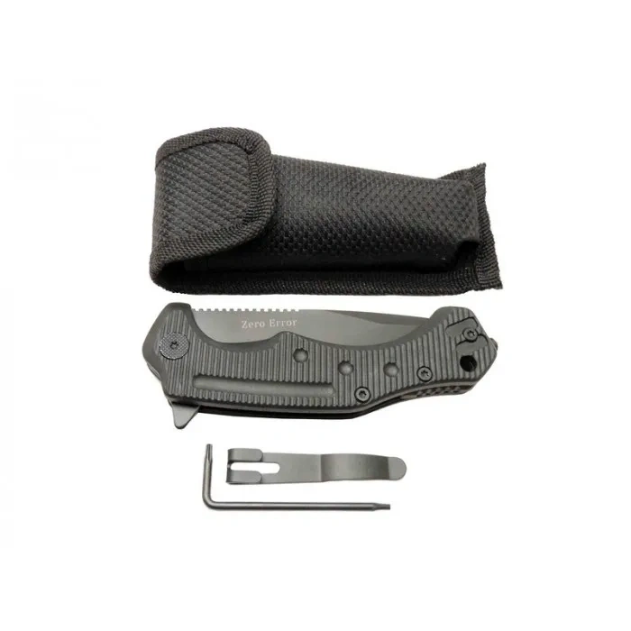 Zero Error 7-12 Black Çakı 22 Cm Manuel, Kemerlikli