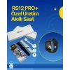 . Rs12 Pro+ 2025 Serisi Full Ekranlı Akıllı Saat – 2gb Hafıza, Titanyum Kasa, Suya Dayanıklı, Uzun Şarj Süresi Garantili Model