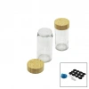 12 PCS TAKIM YUVARLAK CAM BAHARATLIK - TUZLUK BAMBU KAPAKLI (5324)