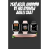 1.83 İnç Akıllı Saat Android ve İOS Uyumlu Çağrı Cevaplayabilen Adımsayar GPS Takibi