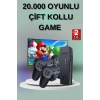 2 Kollu Kablosuz 2.4G Retro Oyunlar 4k Game Stick 3500 Oyun Atari