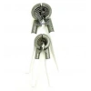 2 PARÇA  SET METAL FINDIK - CEVİZ KIRACAK BEYAZ SAPLI (5324)