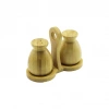 2 PCS - ŞİŞE MODELİ AHŞAP BAMBU TUZLUK - BAHARATLIK TUTACAKLI AHŞAP STAND (5324)
