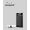 20.000mAh PD Powerbank LED Işık LCD Ekran Dahili Kablo Çoklu Giriş