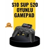 2025 A Kalite S10 Gamepad 520 Oyunlu TV Bağlantılı Retro Atari Konsolu