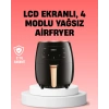 2400w Güçlü Airfryer 6l Yağsız Sağlıklı Pişirici Lcd Dokunmatik