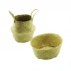 2IN1: KULPLU - KULPSUZ  HASIR ORGANİZER SEPET Ç: 33---25CMY:15-30CM (5324)