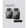 2’li Kablosuz Yaka Mikrofonu Type-C ve Lightning Uyumlu Profesyonel Set