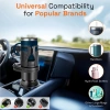 2’si 1 Arada Ayarlanabilir Araç Bardak Tutucu, Genişleyebilir Üst Kısım 3”-6.2”, Şişe Adaptörü, Araba Organizatörü, Dayanıklı Taban, Ramblers Hydroflask Uyumlu, Modern Araç Düzenleyic