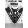 3 Başlıklı Profesyonel Tıraş Makinesi