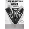 3 Başlıklı Profesyonel Tıraş Makinesi