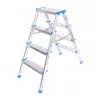 4+4 ÇİFT BASAMAKLI ALÜMİNYUM METAL MERDİVEN YÜKSEKLİK = 92CM BAŞ GENİŞLİK = 8CM (5324)
