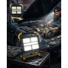 400 LED Süper Parlak Kamp Lambası Solar Şarjlı USB Çıkışlı Çok Amaçlı Aydınlatma